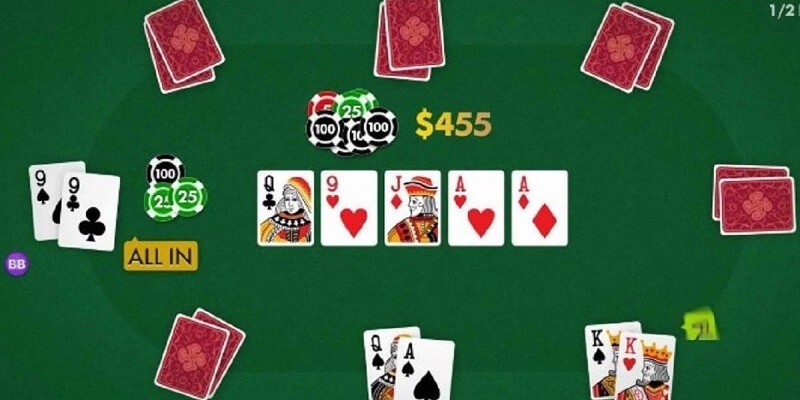 Các lệnh của người chơi được thực hiện trong Poker